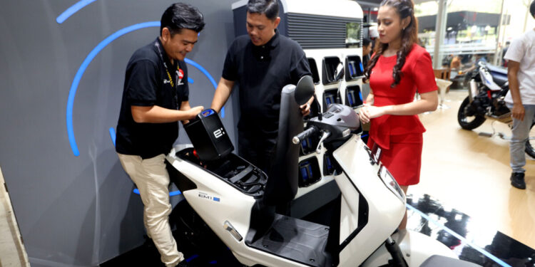 PT Astra Honda Motor (AHM) Hadirkan Motor Listrik Honda EM1 e: di GIIAS 2024