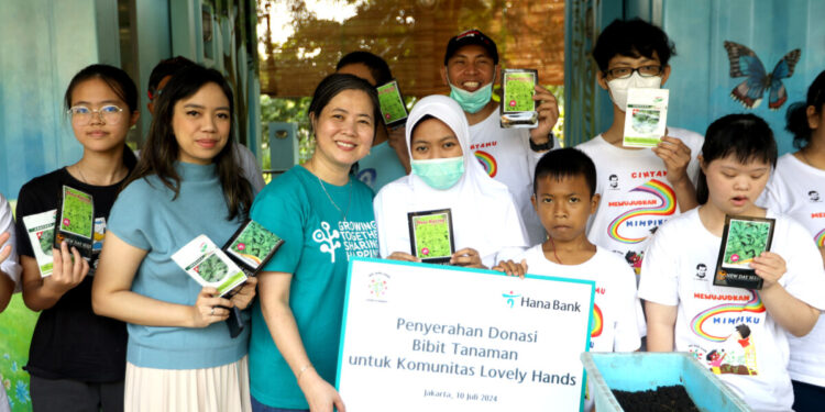 Hana Bank Dukung Pemberdayaan Komunitas Disabilitas Lovely Hands