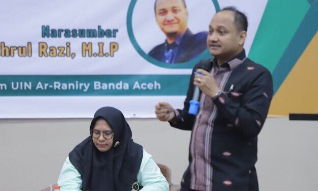 Senator Fachrul Razi Berikan Motivasi Di Depan Ratusan Mahasiswa Pembekalan Magang FISIP UIN Ar-Raniry
