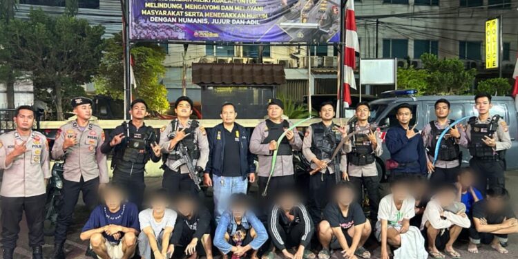 Tim Patroli Perintis Presisi Polres Metro Jakbar Gagalkan Aksi Tawuran