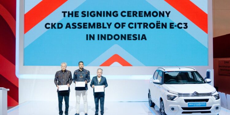Citroën Mengumumkan Produksi Ë-C3 CKD Indonesia di GIIAS 2024