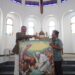 Lukisan Denny JA Soal Paus Diserahkan Ke Gereja