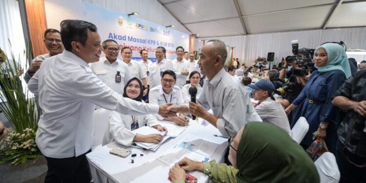 BTN Gelar Akad Massal KPR 7.900 Unit Rumah