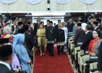 Presiden Kenakan Busana Adat Betawi di Sidang Tahunan MPR 2024