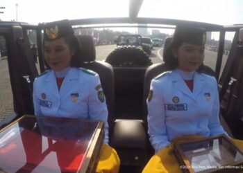 Kirab Bendera Pusaka dan Teks Proklamasi Gunakan Kendaraan Taktis Maung Produksi Dalam Negeri