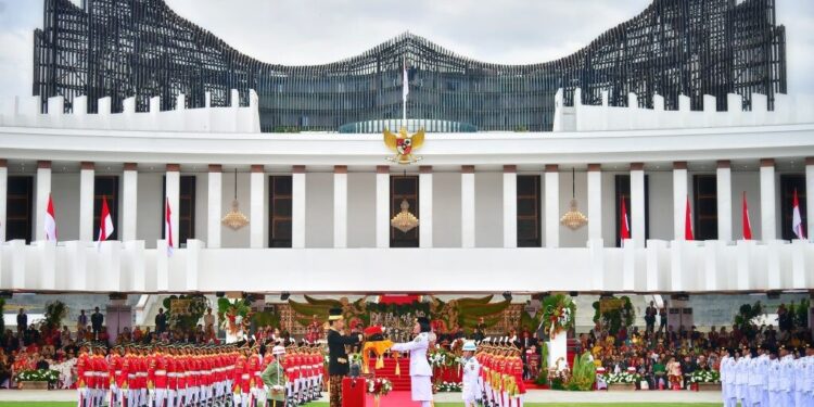 Presiden Jokowi Pimpin Upacara Peringatan Detik-Detik Proklamasi di IKN