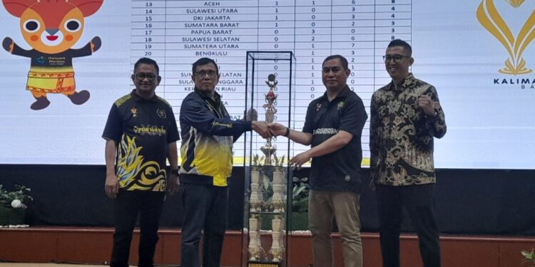 Kalsel Jadi Juara Umum Pekan Olahraga Wartawan Nasional 2024