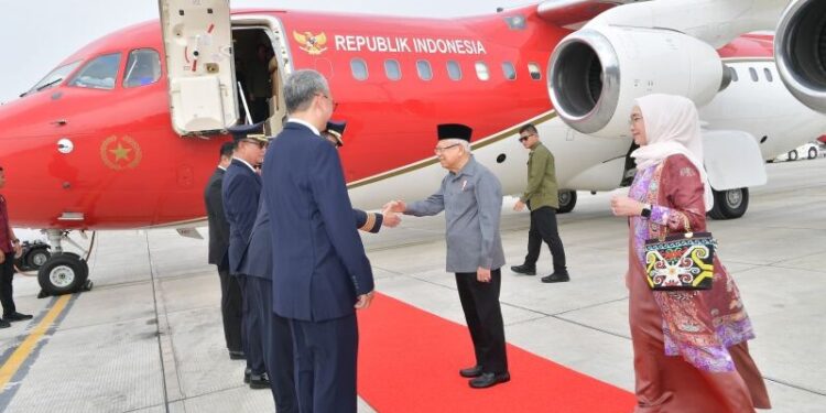 Wapres Ma’ruf Amin Bertolak ke IKN untuk Lakukan Groundbreaking Istana Wapres