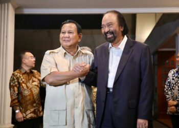 Prabowo Terima Surya Paloh dan Muhamad Mardiono, NasDem dan PPP Bergabung dengan Koalisi Indonesia Maju