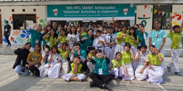 Partisipasi Relawan Hana Bank dan HFG Smart Ambasador dalam Global CSR Orientations Day