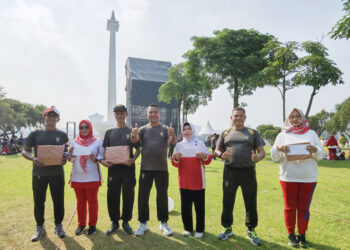 Kodim 0501/JP Gelar Lomba Tradisional untuk Peringati HUT RI ke-79 di Silang Monas