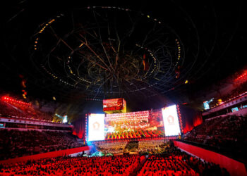 Jokowi dan Ma’ruf Amin Hadiri Penutupan Rapimnas Gerindra