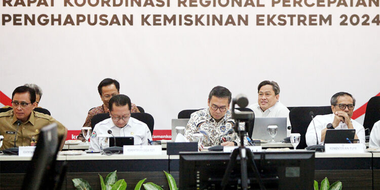 Rakor Kemenko PMK Bahas Kemiskinan Ekstrem