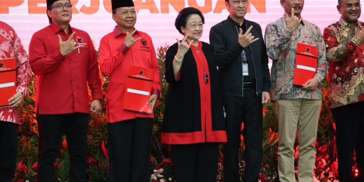 PDIP Umumkan 6 Calon Gubernur-Calon Wakil Gubenur, Berikut Daftarnya