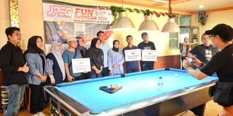 JPEG Gelar Turnamen Fun Snooker 2024 Sebagai Ajang Donasi untuk Mantan Wartawan Foto