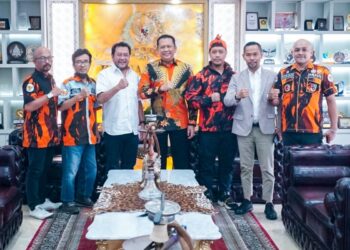 Terima Pengurus Pusat Badan Buruh dan Pekerja Pemuda Pancasila, Ketua MPR RI Bamsoet Dorong Penempatan Pekerja Migran Atasi Pengangguran di Indonesia