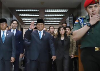 Prabowo Subianto Berpamitan dari Komisi I DPR