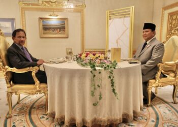 Temui Sultan Hassanal Bolkiah, Prabowo Undang Perwira Brunei Darussalam Belajar di Universitas Pertahanan