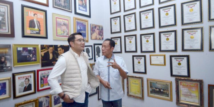 Bakal calon Gubernur Jakarta Ridwan Kamil (RK) Sambangi Museum Bang Yos