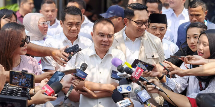 Lusa Pengumuman Tim Pemenangan RIDO, Dasco Minta Fokus Pada Kerja-Kerja Lapangan