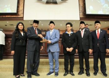 Sultan B Najamudin Terpilih Sebagai Ketua DPD RI Periode 2024-2029 Wakil Ketua (GKR) Hemas, Yorrys Raweyai, dan Tamsil Linrung.