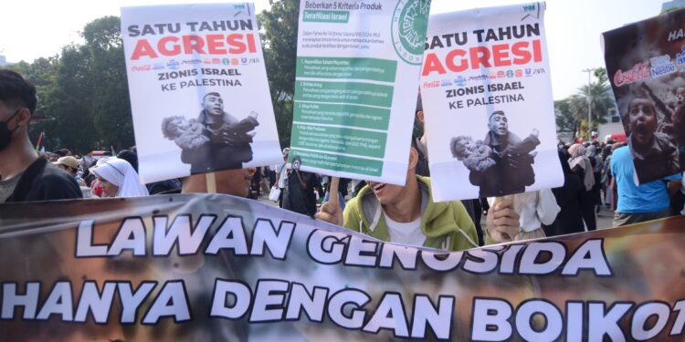 Setahun Genosida, YKMI serukan Jangan Lupakan Palestina dengan Terus Boikot Produk Terafiliasi