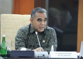 Rapat Perdana Pimpinan MPR Bahas Persiapan Pelantikan Presiden