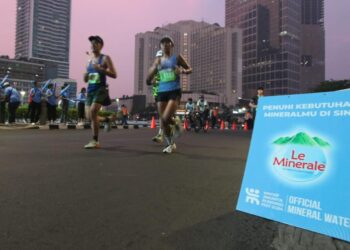 Le Minerale sebagai official mineral water di JRF 2024