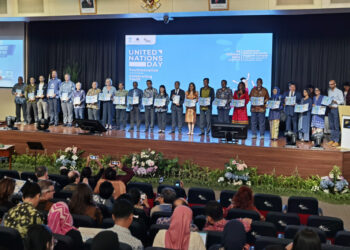 Pemerintah dan PBB Luncurkan Prangko Peringatan Hari PBB, Dorong Kreativitas Pemuda untuk Masa Depan Berkelanjutan