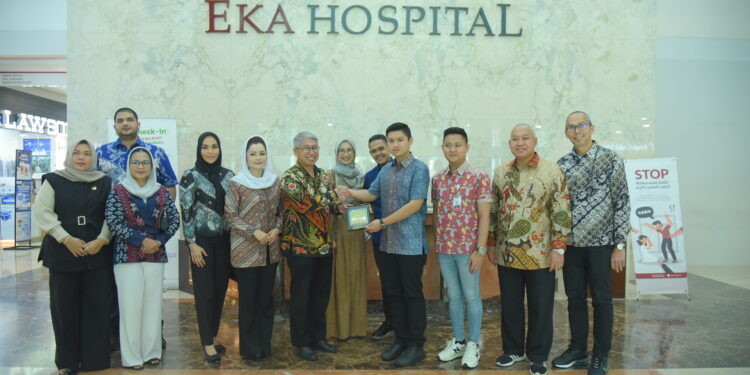 Layani Anggota DPR, BURT Tinjau Fasilitas Jamkestama di RSUD Eka Hospital