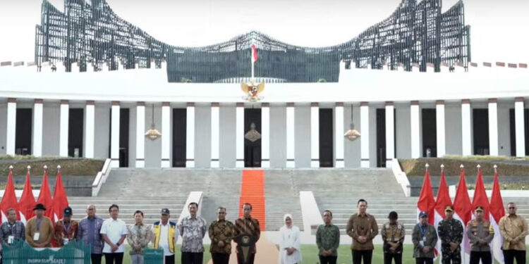 Presiden Jokowi Resmikan Istana Negara di IKN Nusantara, Istana Garuda Menyusul