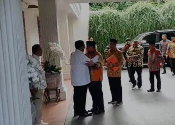 Elite PKS Temui Presiden Terpilih Prabowo Subianto di Kertanegara