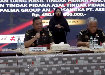 Kejaksaan Agung Sita Rp 450 Miliar