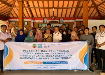 Denny JA Luncurkan Desa Kreator Cerdas AI di Doplang Blora