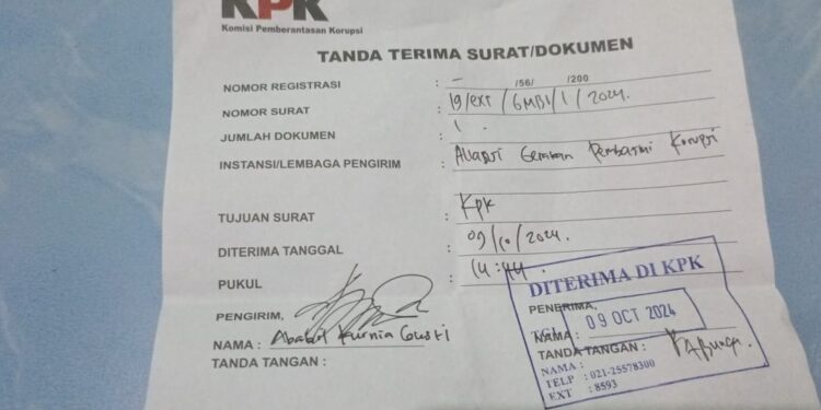 Gerakan Basmi Korupsi Desak PPATK dan KPK Usut Dugaan Korupsi Mantan Bupati Karawang