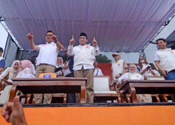 Ridwan Kamil-Suswono Gelar Kampanye Akbar di Lapangan Banteng