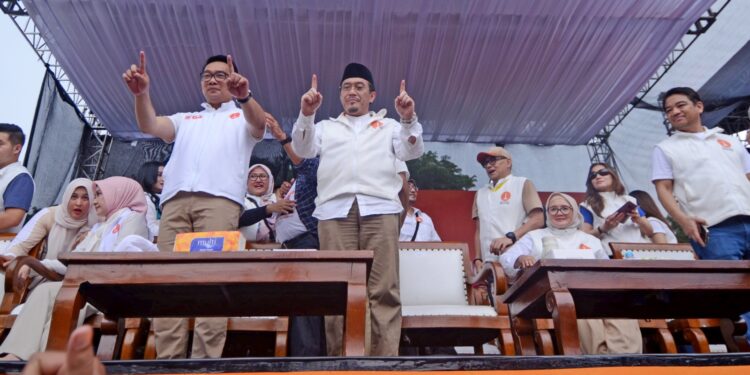Ridwan Kamil-Suswono Gelar Kampanye Akbar di Lapangan Banteng