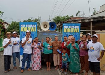 Altas Pemalang Gelar Woro – woro, Ajak Coblos Gubernur dan Wakil Gubernur Jateng Pilihan Jokowi