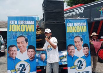 Altas Kota Surakarta Adakan Woro – woro, Ajak Masyarakat Coblos Luthfi – Taj Yasin Ikuti Pilihan Jokowi