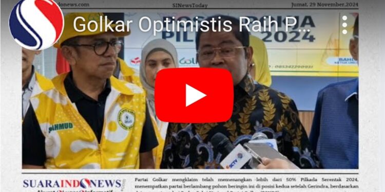 Golkar Optimistis Raih Posisi Kedua di Pilkada Serentak 2024