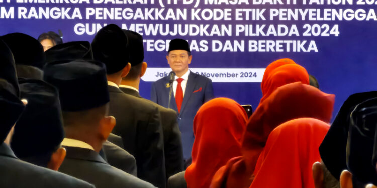 DKPP Lantik TPD Sebagai Garda Depan untuk Awasi Pelanggaran Etik di Pilkada 2024
