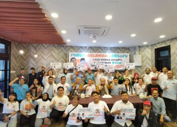 Relawan Merah Putih Janji Kampanye Bersih Tanpa Dana Judi Online demi Jakarta yang Lebih Baik