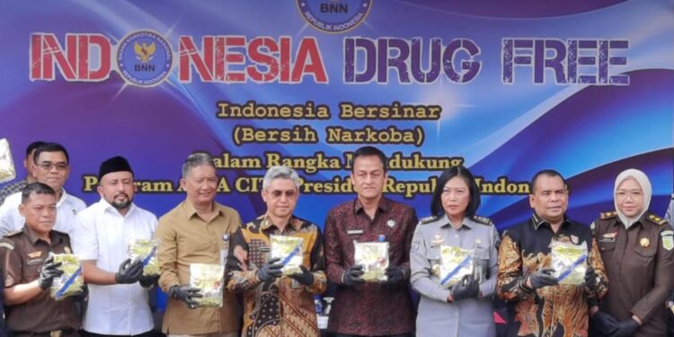 Pemusnahan Narkoba Terbesar 2024, BNN Selamatkan Puluhan Ribu Jiwa