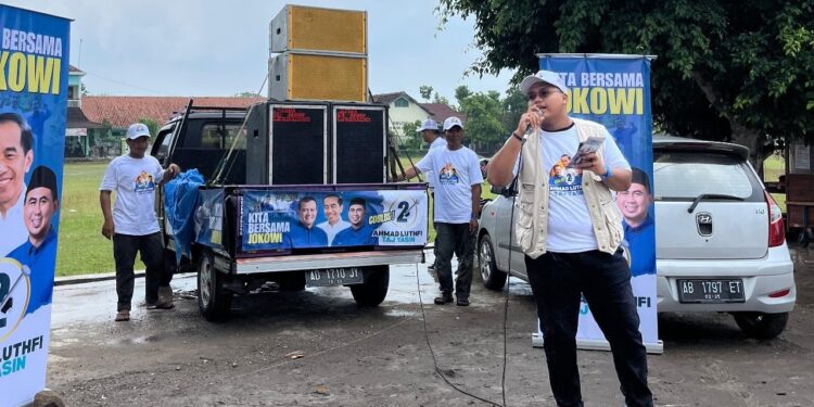 Relawan Muda Altas Sragen Bikin Woro – woro Jateng Bersama Jokowi