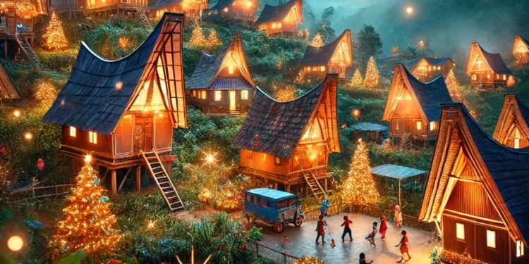 PLN Hadirkan Terang di 14 Desa Tana Toraja, Warga Sambut Natal dengan Sukacita