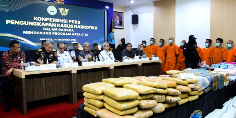 BNN Ungkap 15 Kasus Peredaran Narkoba di Akhir Tahun 2024