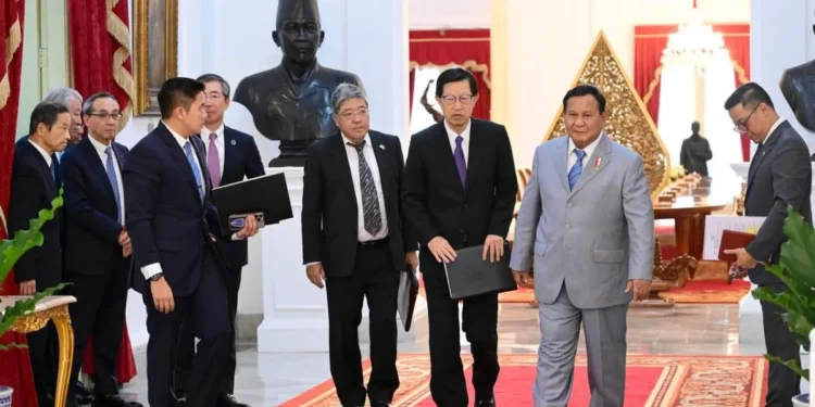 Prabowo Subianto Bahas Kerja Sama Strategis dengan Delegasi Bisnis Jepang di Istana Negara