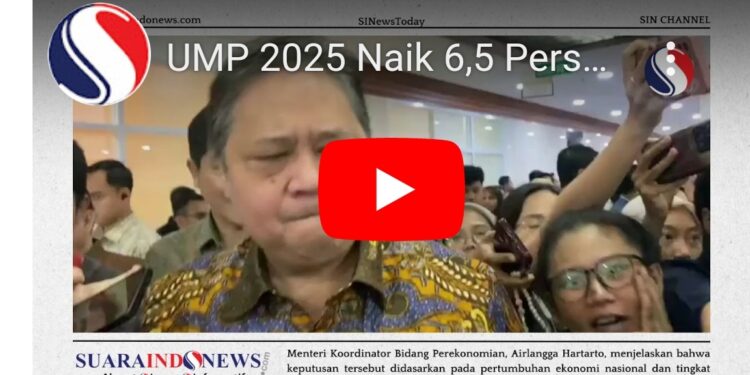UMP 2025 Naik 6,5 Persen, Menko Airlangga Beberkan Alasan