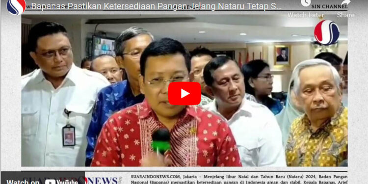 Bapanas Pastikan Ketersediaan Pangan Jelang Nataru Tetap Stabil