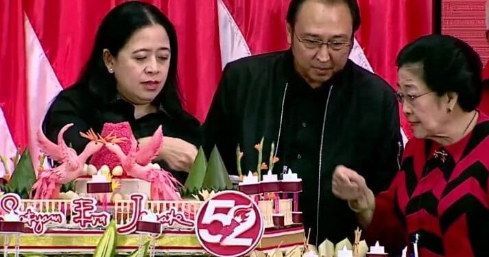 Suasana HUT PDIP ke-52